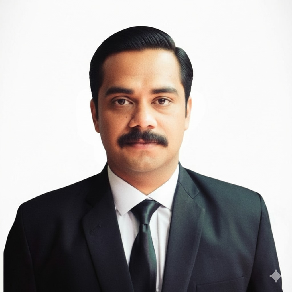 Portrait of Advocate Malik Bilal Ahmed Awan